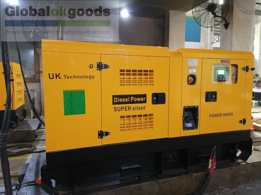 UK. Ricardo series, POWER:50KVA, British Stamford technology brushless 100% cooper wire alternator, intelligent control system, OEM servises