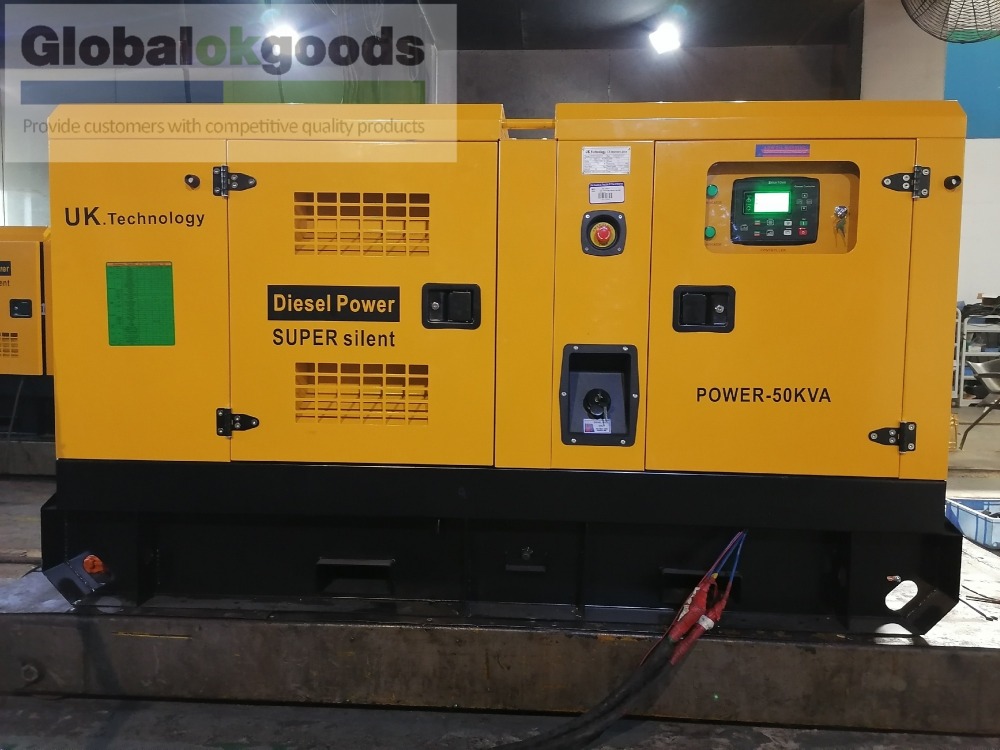 UK. Ricardo series, POWER:50KVA, British Stamford technology brushless 100% cooper wire alternator, intelligent control system, OEM servises