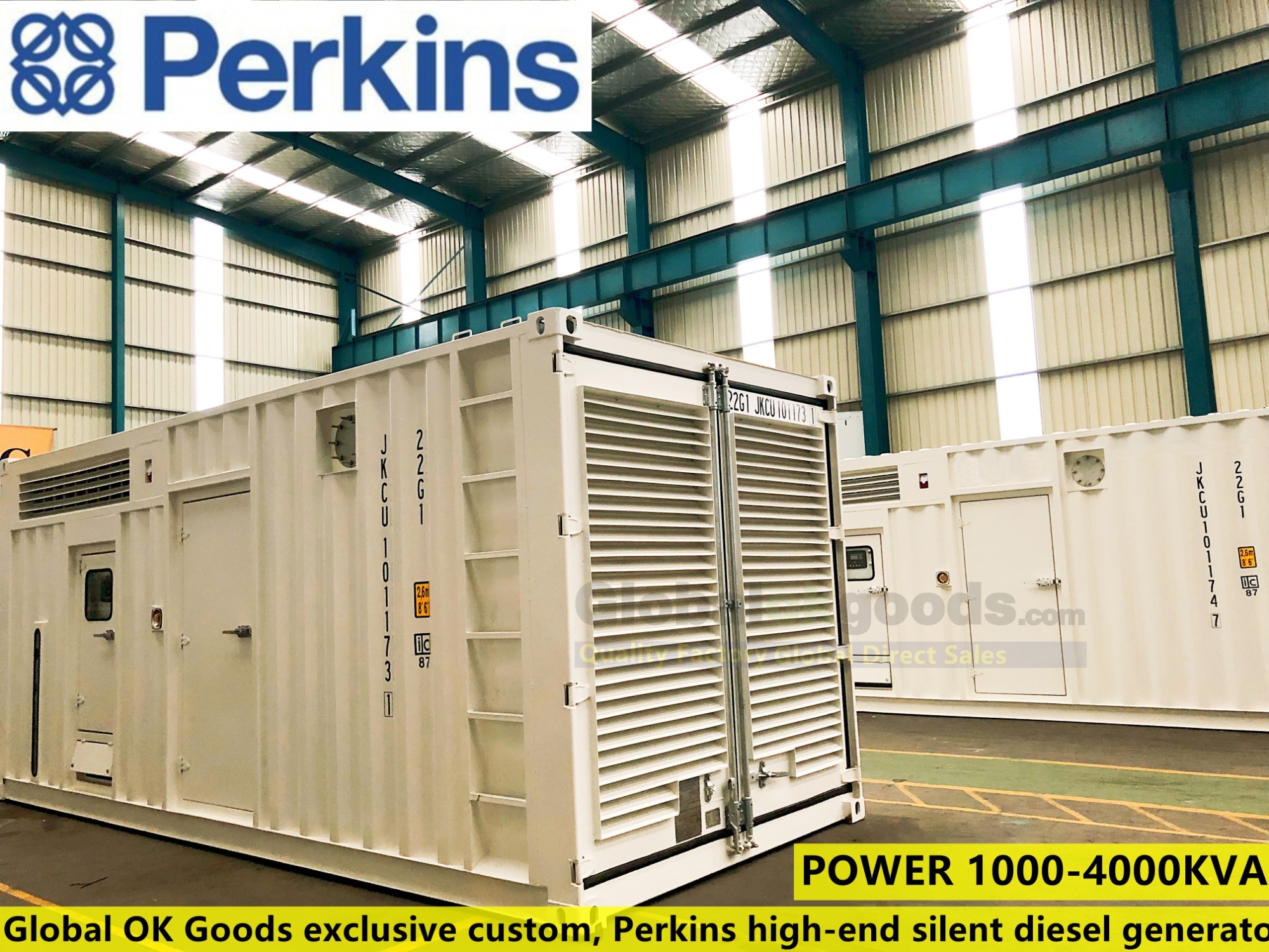 POWER-1100KVA PERKINS SILENT Diesel Generator