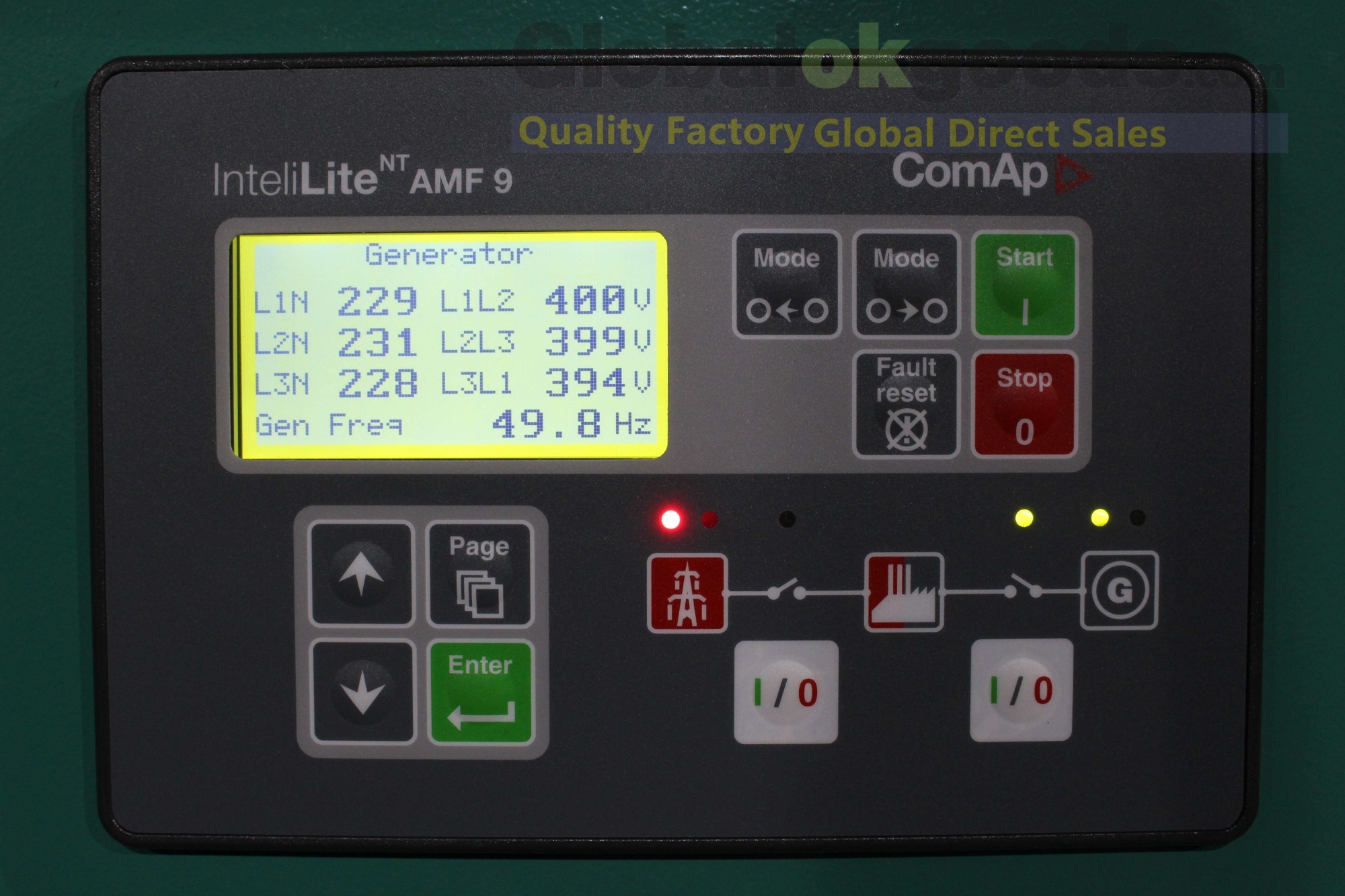 POWER:44KVA CUMMINS SUPER Silent Diesel Generator,intelligent control system