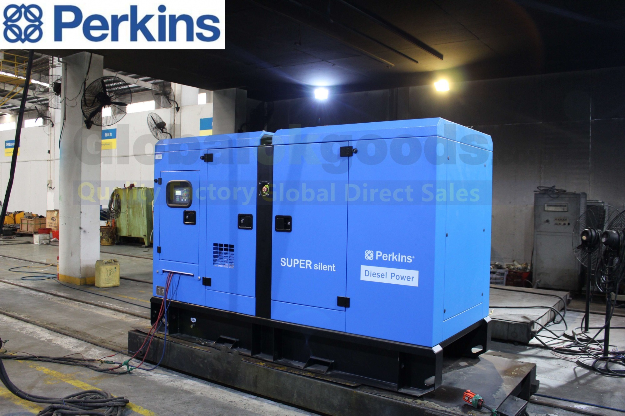 UK.PERKINS POWER-33KVA Diesel Generator, intelligent Control System