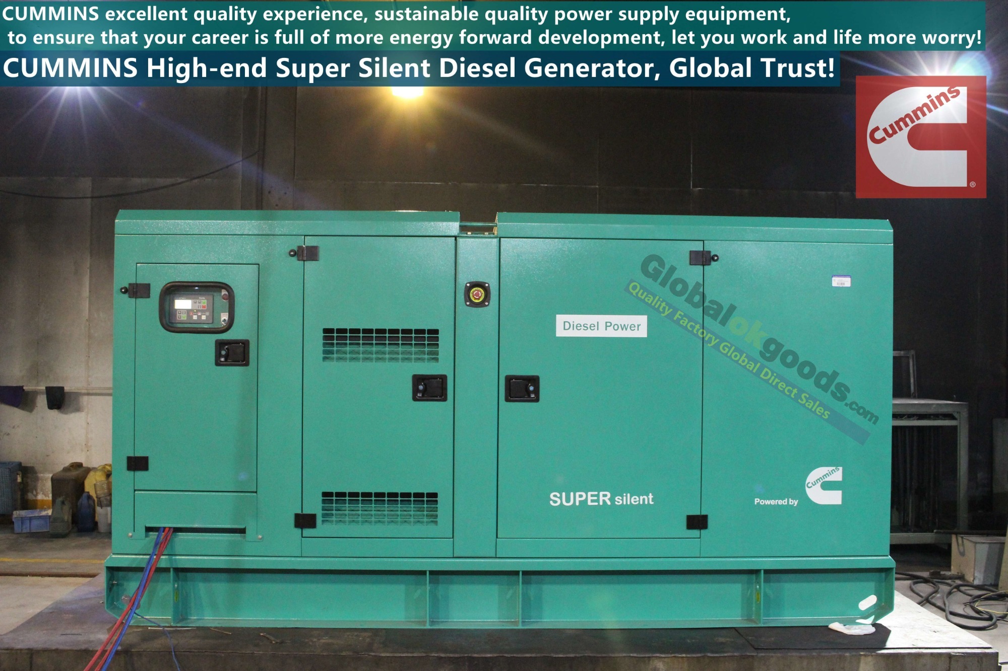 Cummins POWER-110KVA Super Silent Diesel Generator