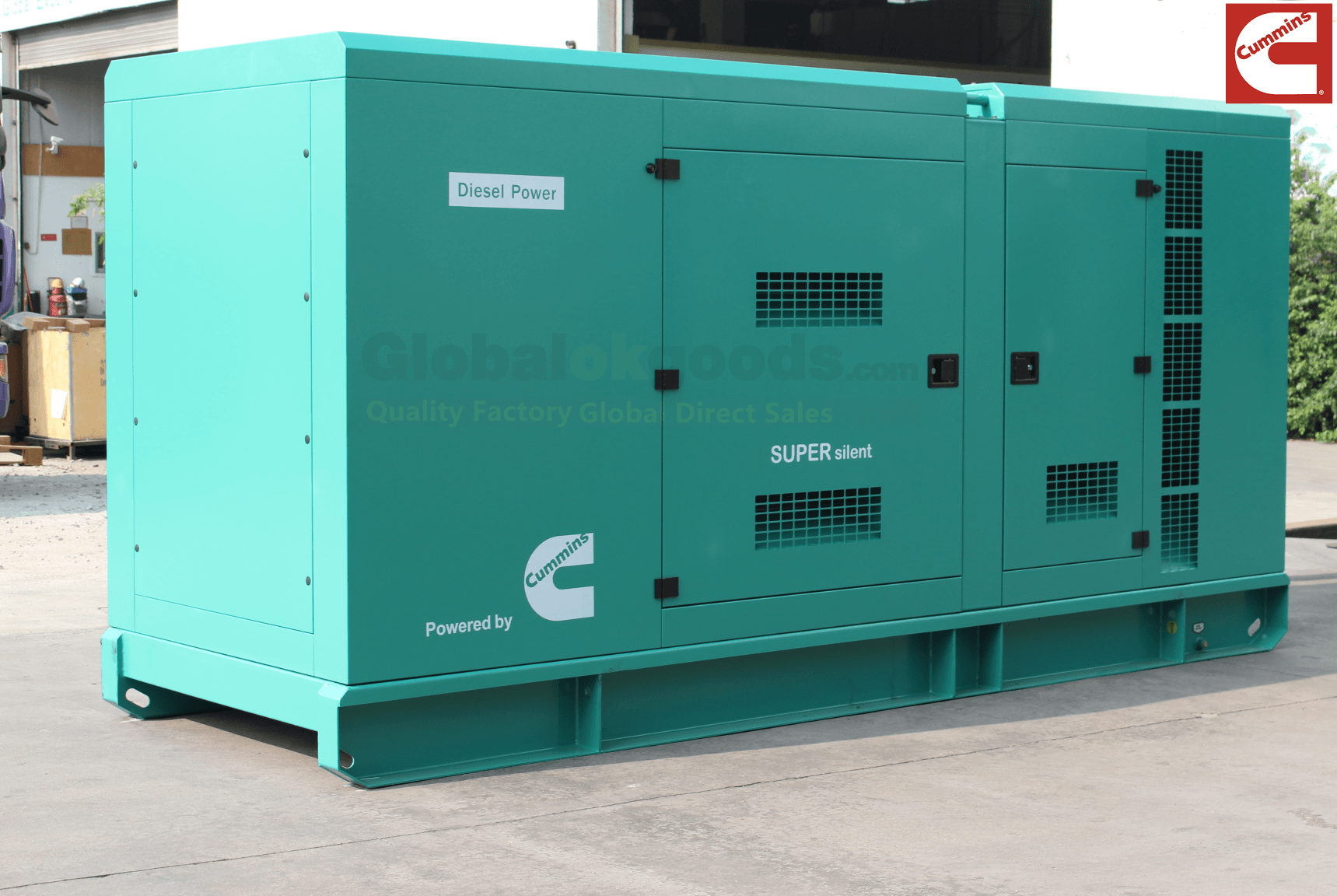POWER:440KVA CUMMINS Diesel Generator, UK.DSE7320 intelligent control system