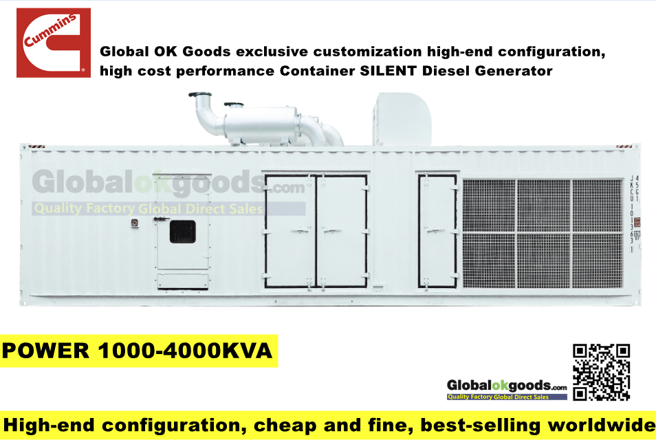 CUMMINS POWER-1675KVA Diesel Generator