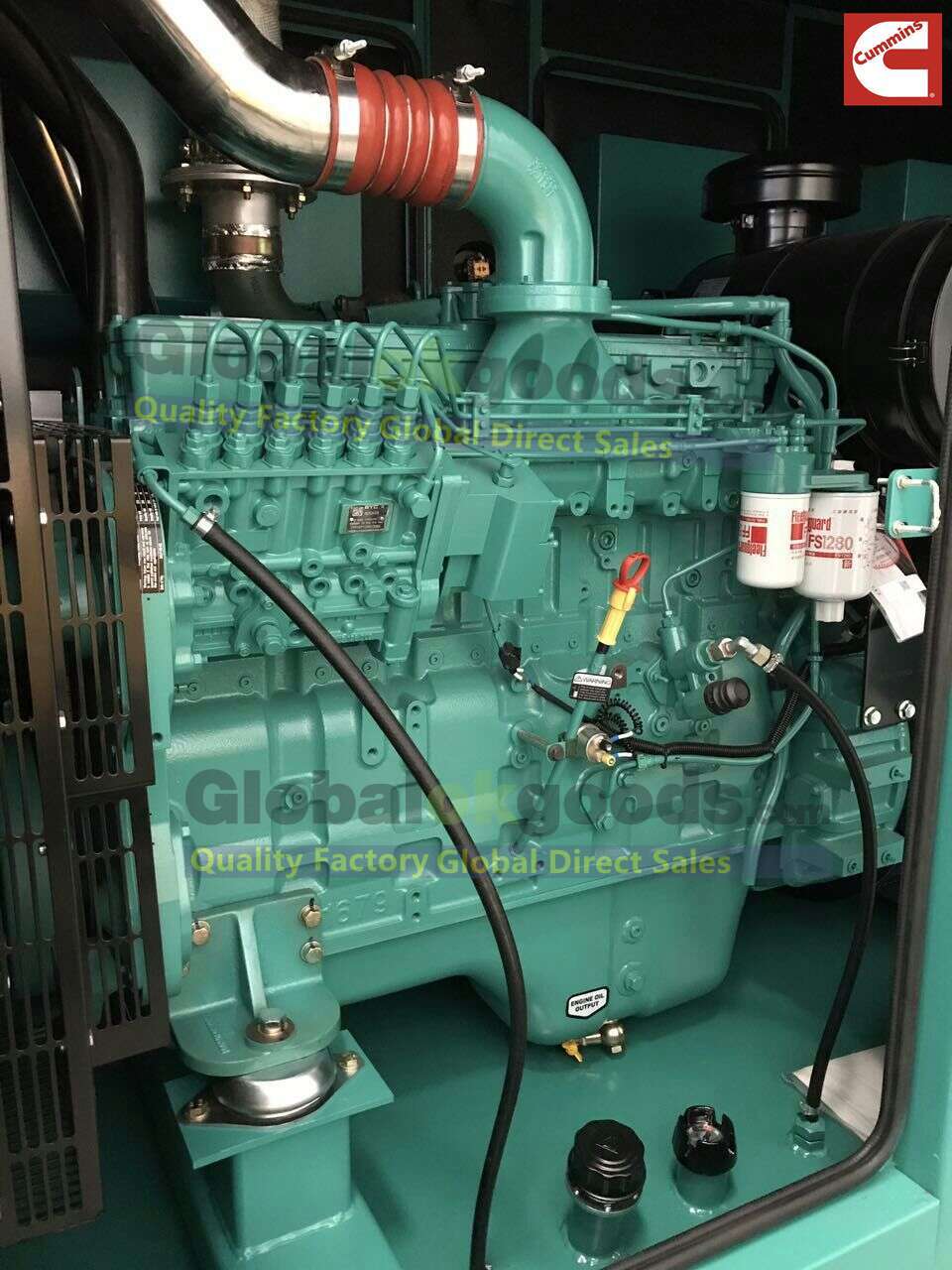 POWER:200KVA CUMMINS SUPER SILENT Diesel Generator, intelligent control system