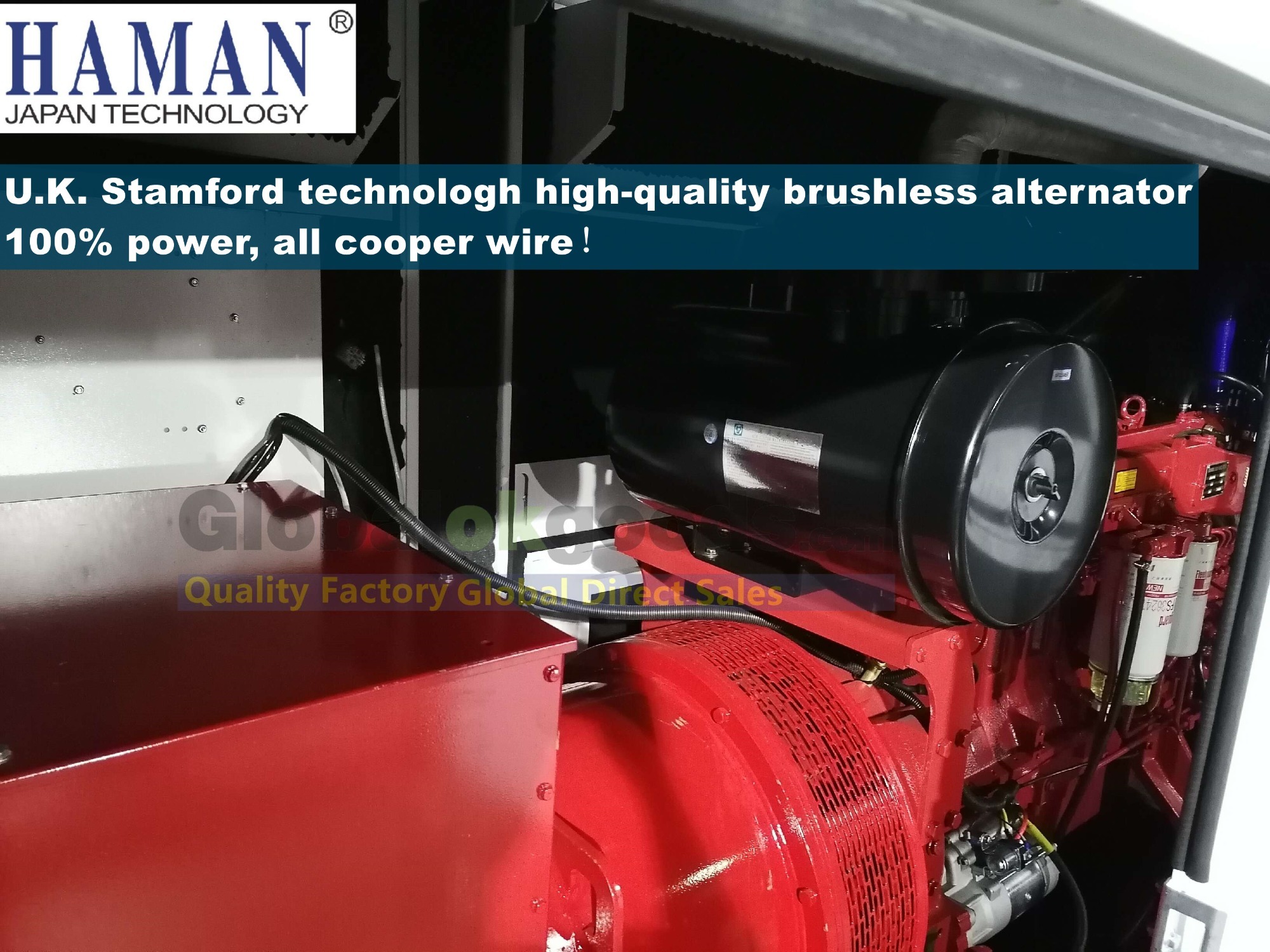 POWER:250KVA Japan HAMAN ディーゼル発電機Diesel Generator Intelligent control system