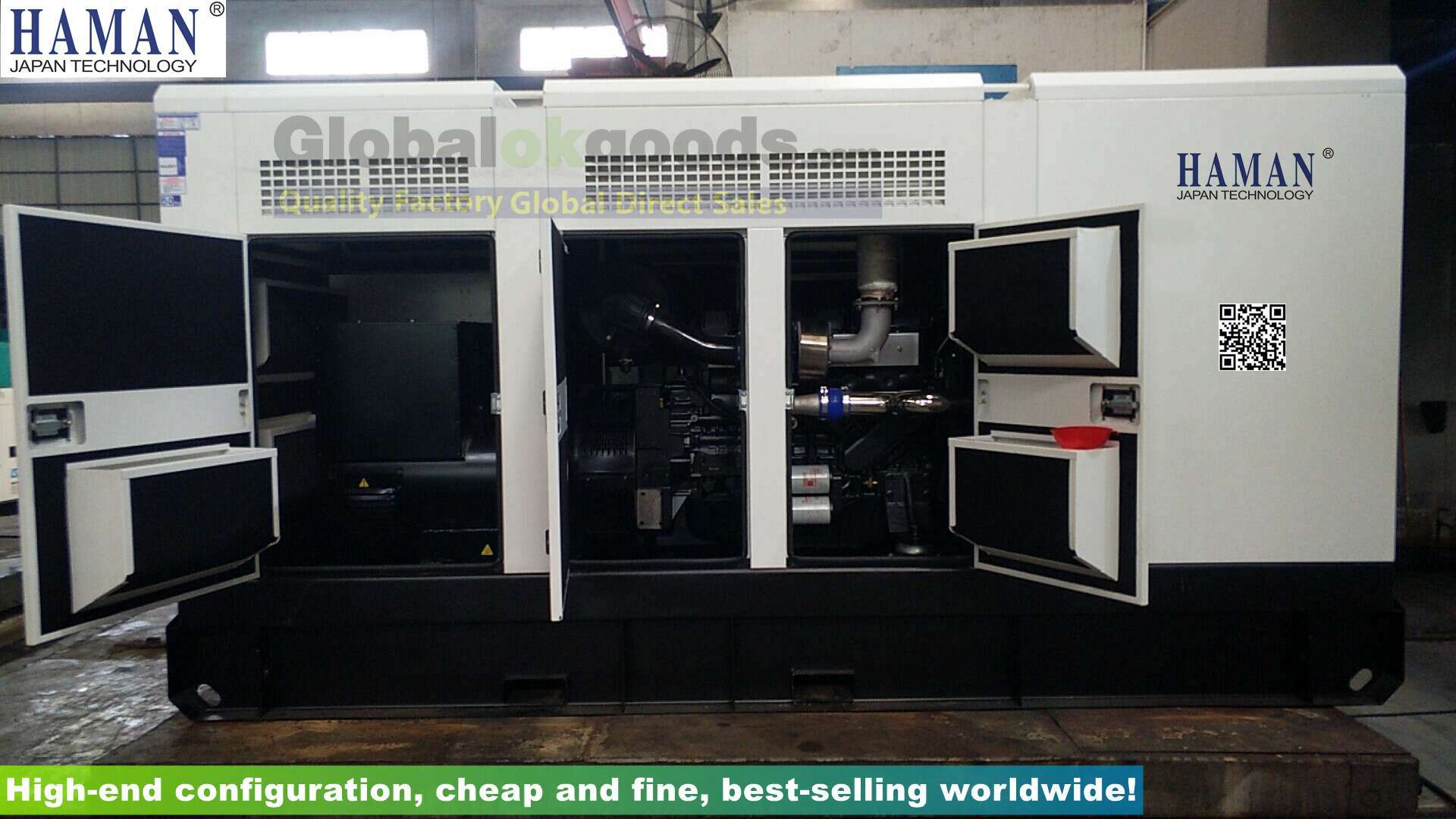 POWER:500KVA Japan HAMANディーゼル発電機 SUPER SILENT Diesel Generator