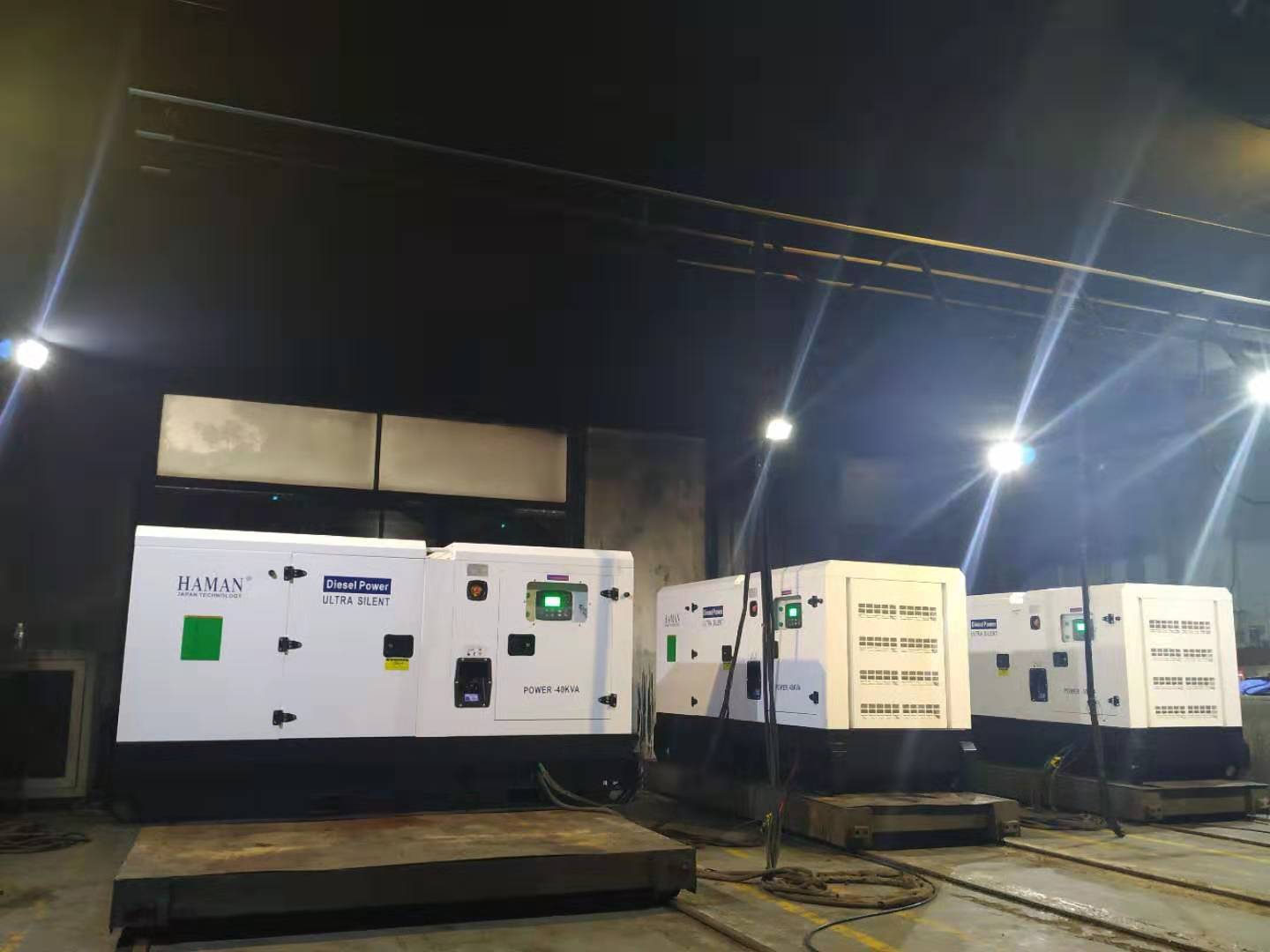 POWER:40KVA Japan HAMANディーゼル発電機 SUPER SILENT Diesel Generator
