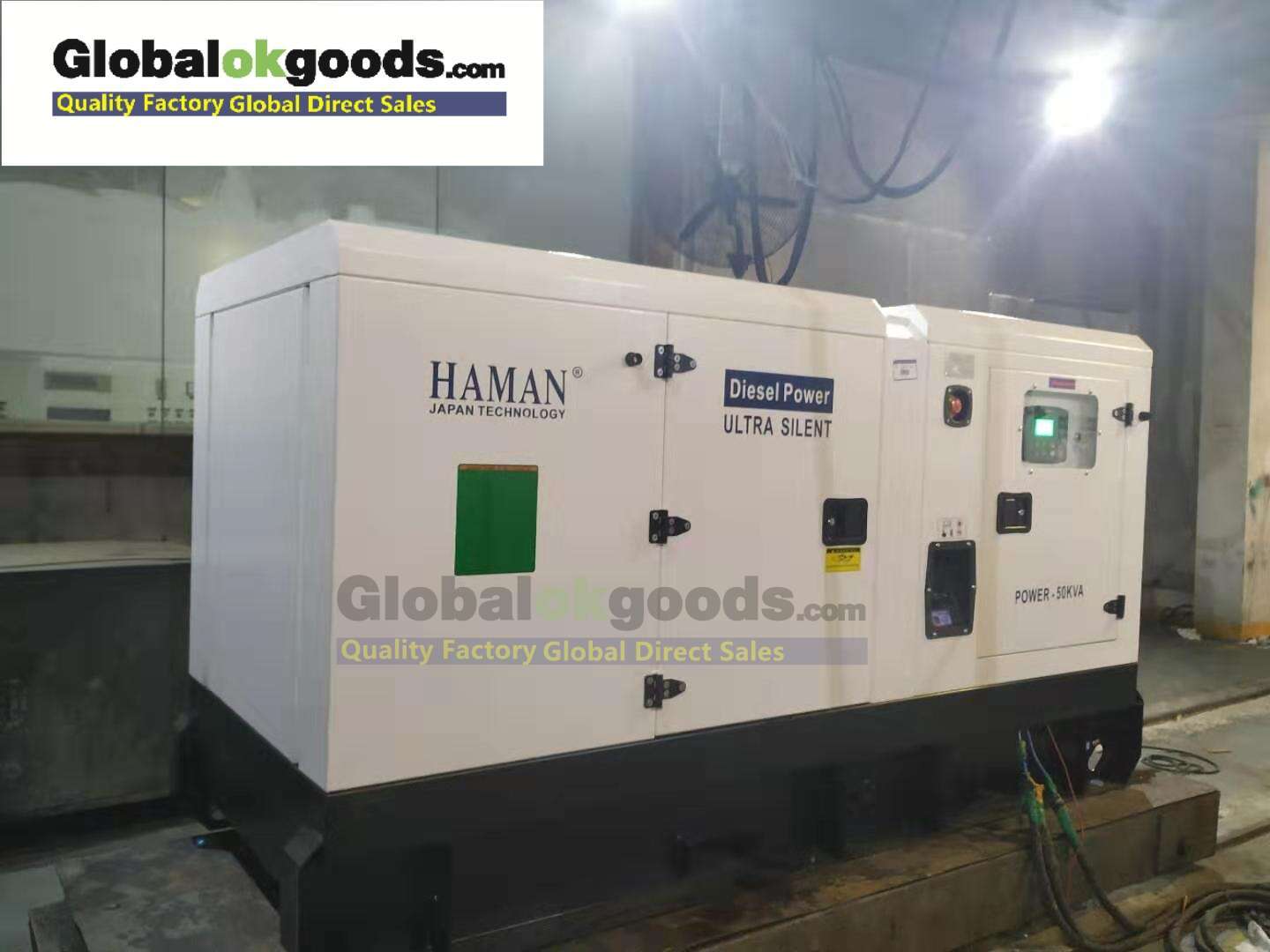 POWER:50KVA Japan HAMANディーゼル発電機 SUPER SILENT Diesel Generator
