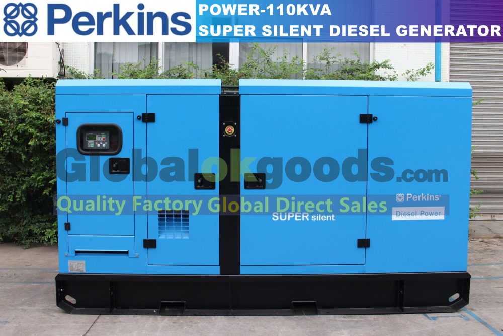 UK.PERKINS POWER-110KVA SUPER SILENT Diesel Generator， Intelligent control system