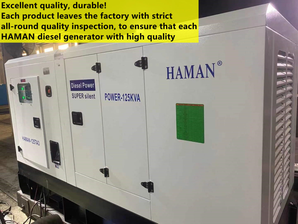 POWER:125KVA Japan HAMAN ディーゼル発電機SUPER SILENT Diesel Generator