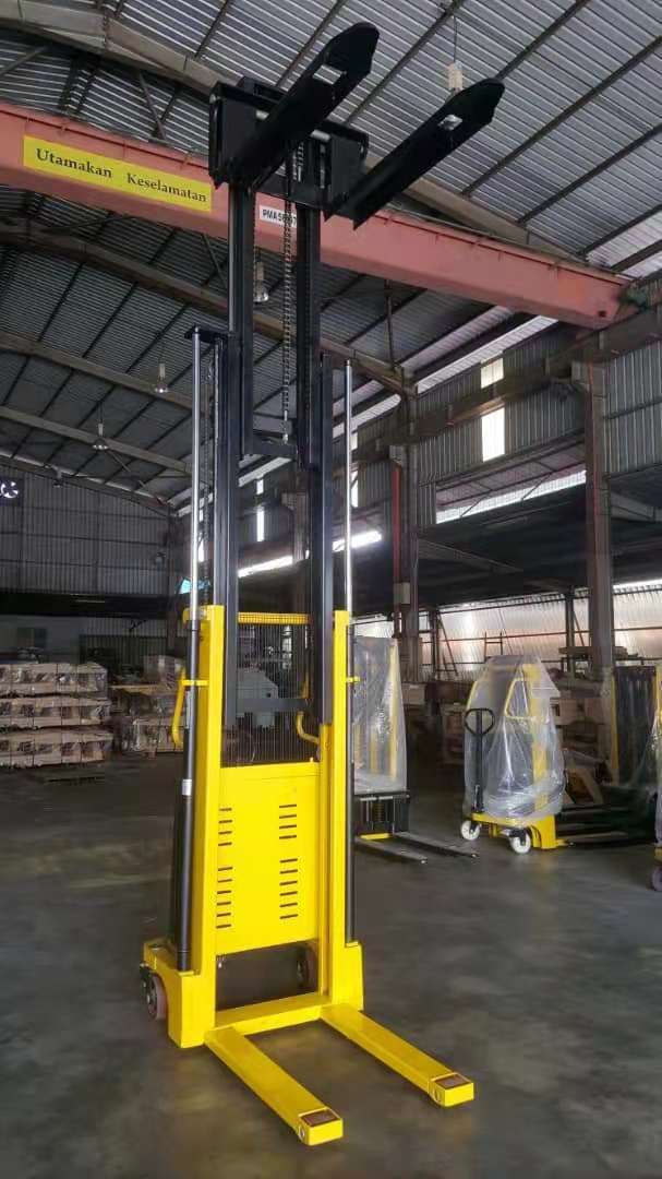 Semi-electric stacker