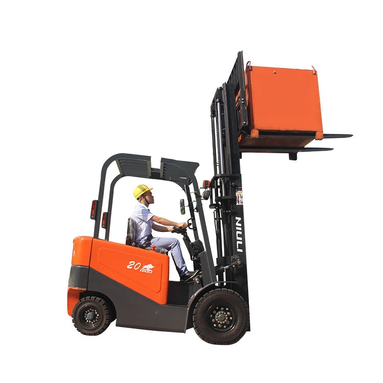 2T NIULI Electric Forklift  Capacity Fork Lift Truck Hydraulic Stacker Trucks