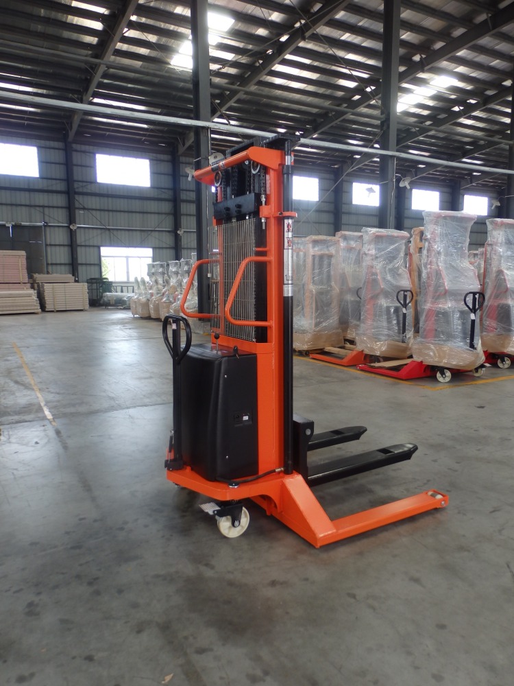 Semi-electric stacker