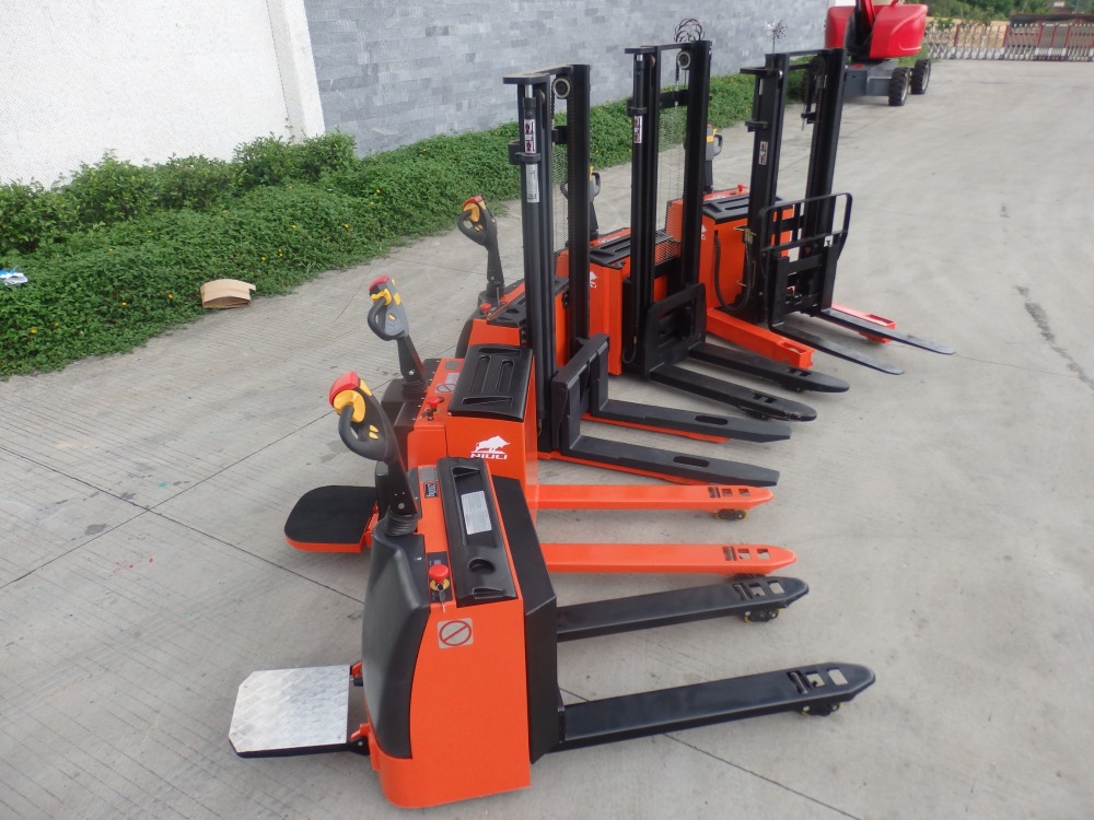 Full Electric Forklift Stacker 1000KG Capacity