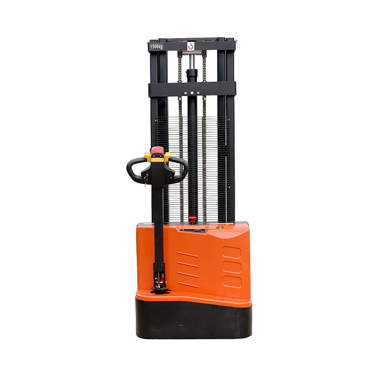 Full Electric Semi Electric Mini Foklift Stacker 2000KG Walkie Pallet Stacker