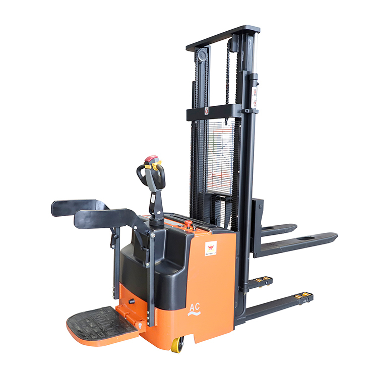 Walkie Electric Stacker Truck Pallet Lift Stacker Capacity 1500KG Montacarga Full Electric Forklift