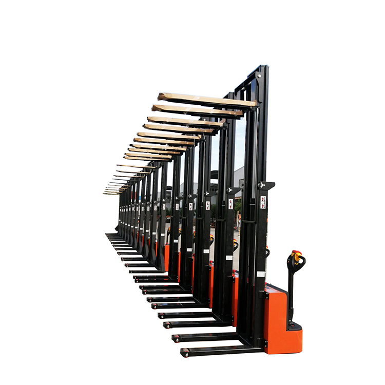 Full Electric Semi Electric Mini Foklift Stacker 2000KG Walkie Pallet Stacker