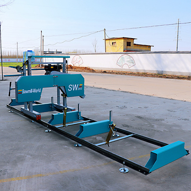 SW26 Wood Portable Horizontal Band Saw Mini Band Sawmills