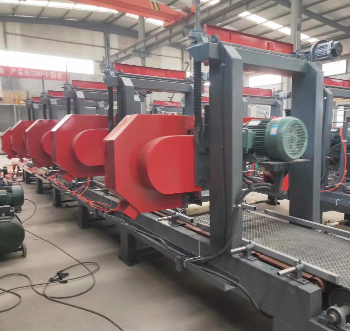 High Precision Woodworking Tools Automatic Wood Bandsaw Sawmill Plans Multi Head Saw Machine