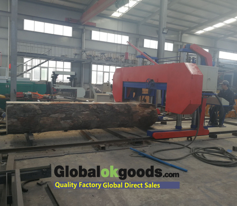 Large Size Horizontal Timber Band saw machines woodworking wood cutting
