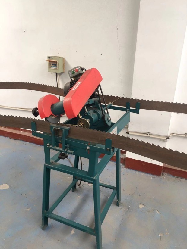 Wood working tools horizontal band saw mill sharpener / bi metal blades sharpening