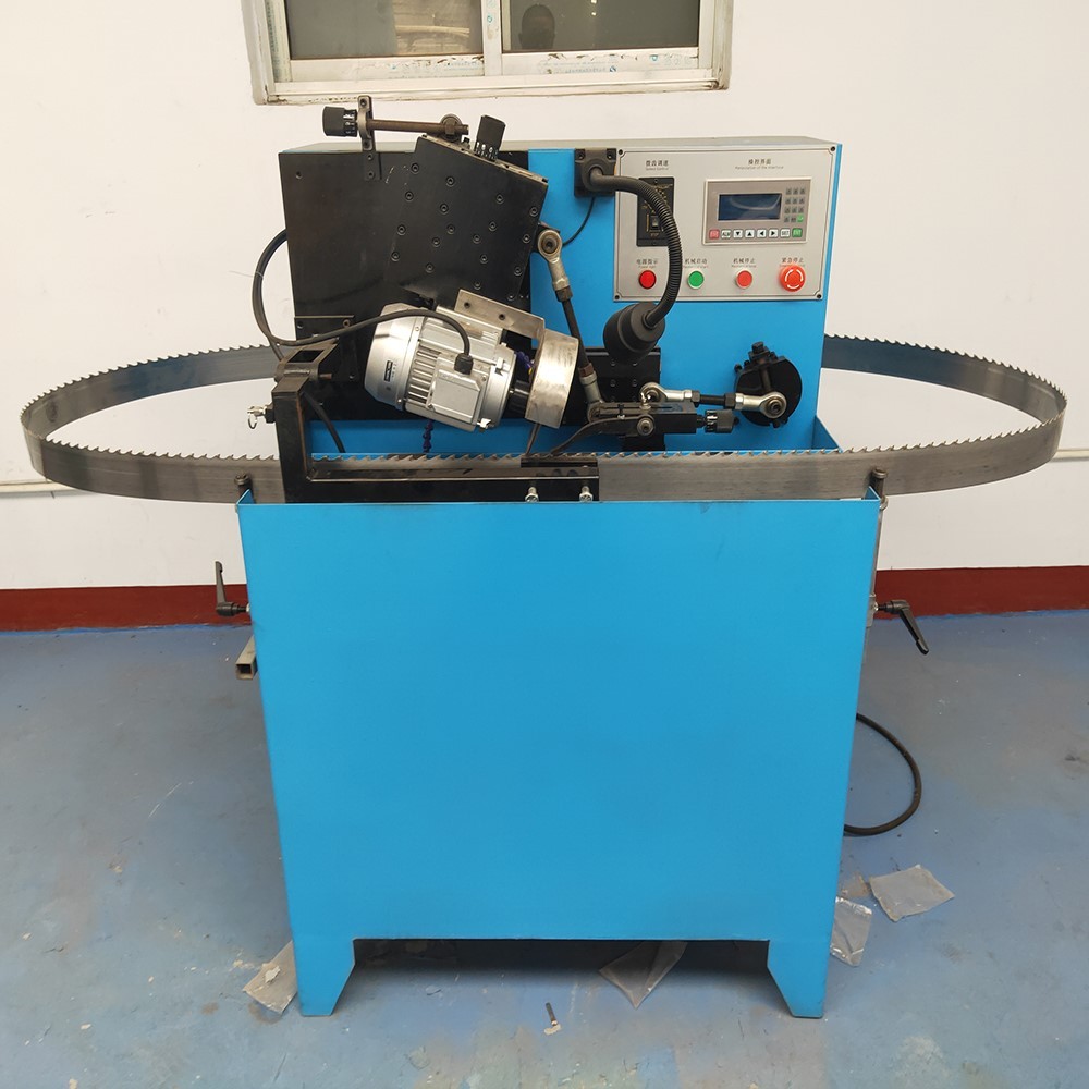 Wood working tools horizontal band saw mill sharpener / bi metal blades sharpening