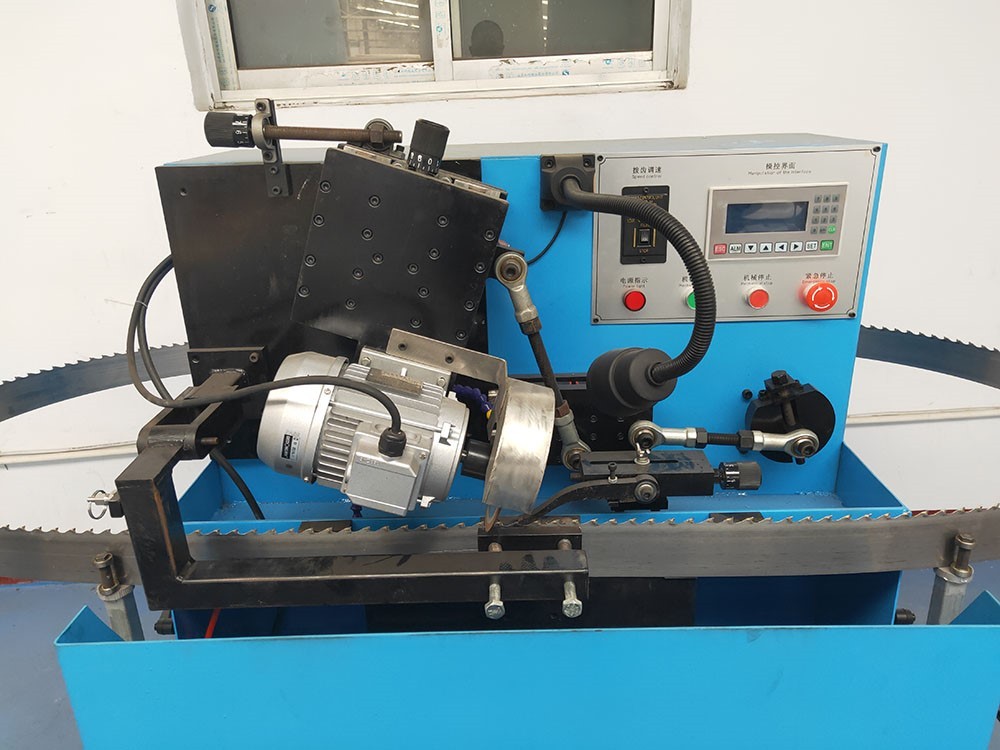 Wood working tools horizontal band saw mill sharpener / bi metal blades sharpening