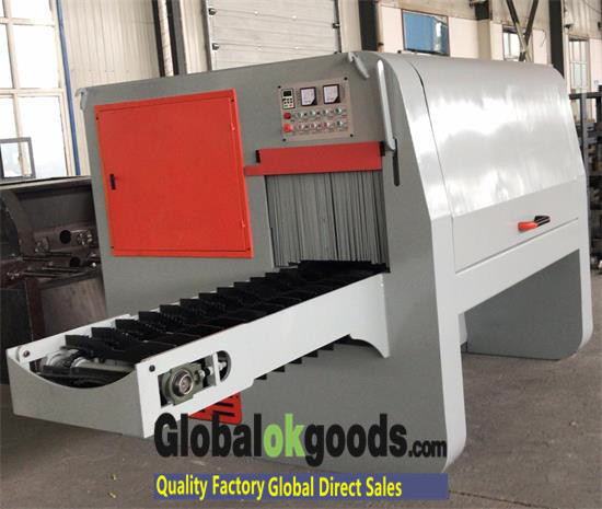 Lumber Cross Cutting Saw Machine Multiple Blades Ripping Circular Sawmill Machine