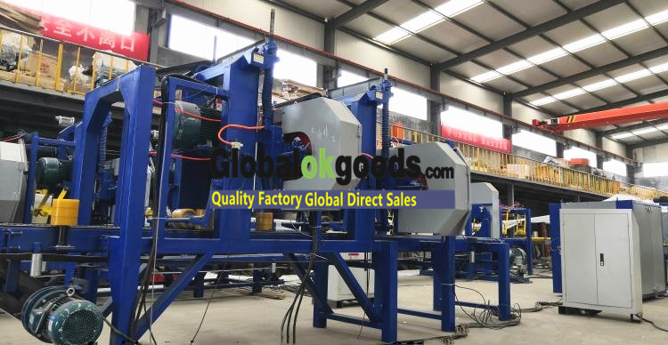 Multiple heads horizontal wood cutting band saw resaw band saw mill for wood planks