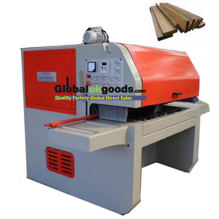 Lumber Cross Cutting Saw Machine Multiple Blades Ripping Circular Sawmill Machine