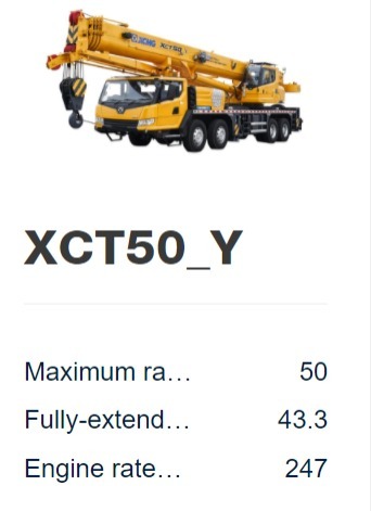 Truck Crane XCT50-Y