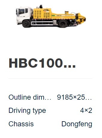 HBC10022V Truck Mounted Concrete Line