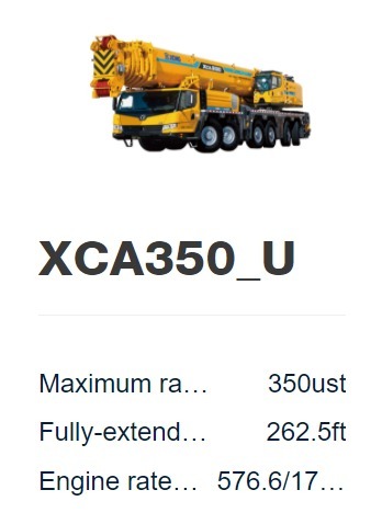 Truck Crane XCA350-U