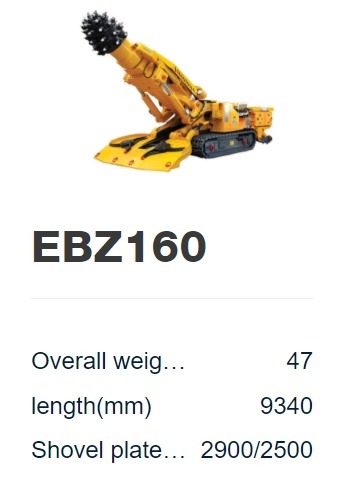 EBZ160  Series Coal  Roadheader