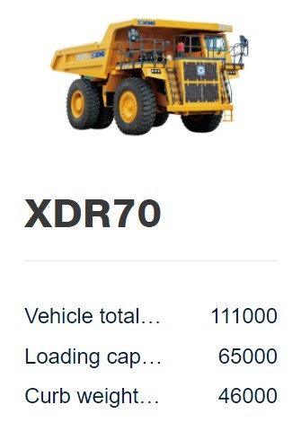 XDR70 Mechanical Drive Rigid Dump Truck