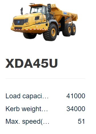 XDA45U Articulatad Dump Truck