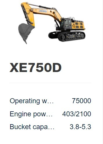 XE750D Mining Excavator