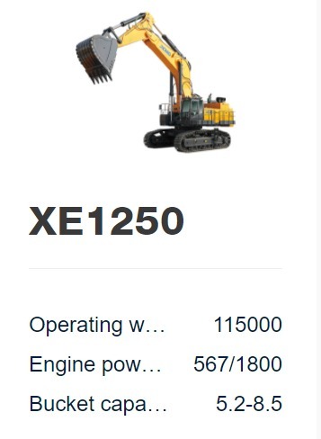 XE1250 Mining Excavator