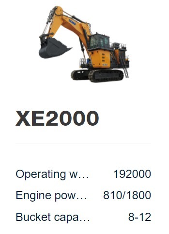 XE2000 Mining Excavator