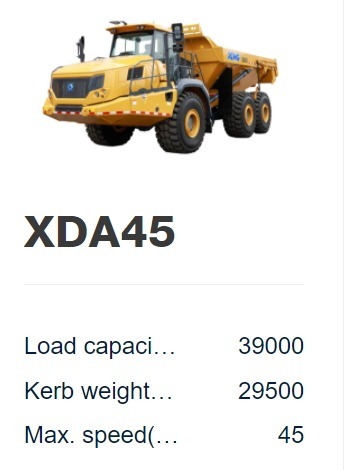 XDA45 Articulatad Dump Truck