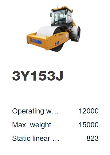 3Y153J/3Y183J/3Y223J/3Y263J Three drum static roller