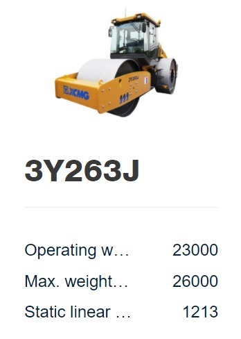 3Y153J/3Y183J/3Y223J/3Y263J Three drum static roller