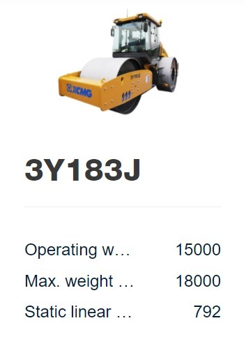 3Y153J/3Y183J/3Y223J/3Y263J Three drum static roller