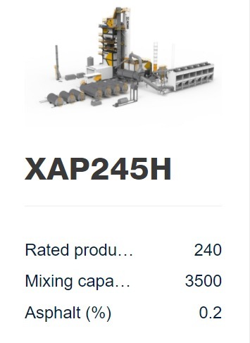XAP325H/405H/245H  Series Asphalt mixing Equipment