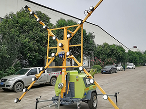 Trailer type mobile lighting tower 4TN4000