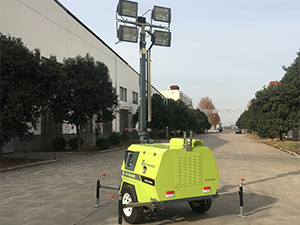 Trailer type mobile lighting tower 4TN4000