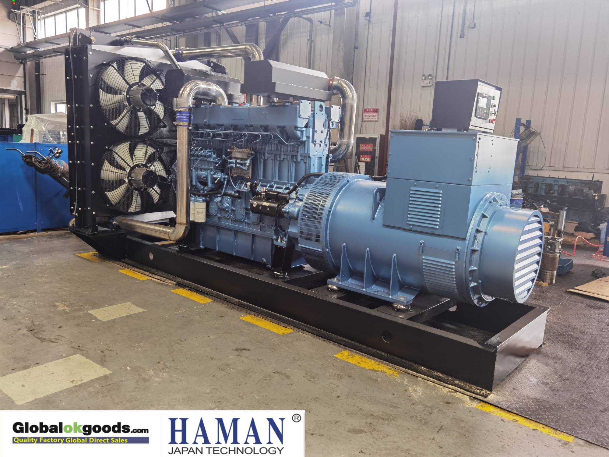 POWER:1250KVA Japan HAMANディーゼル発電機 SUPER SILENT Diesel Generator Intelligent control system