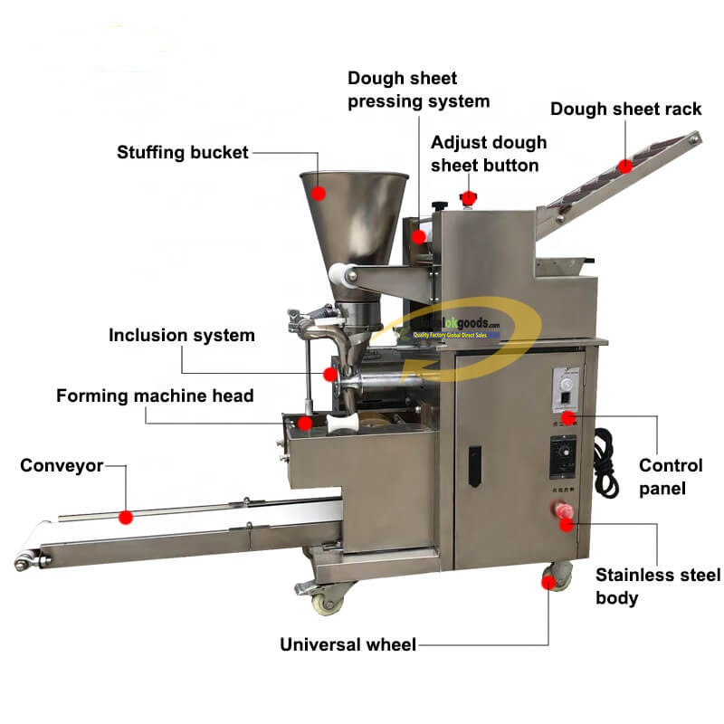 110v/220v/380v Commercial dumpling machine sa/mosa making machine/ meat pie spring roll gyoza maker automatic empanada machine