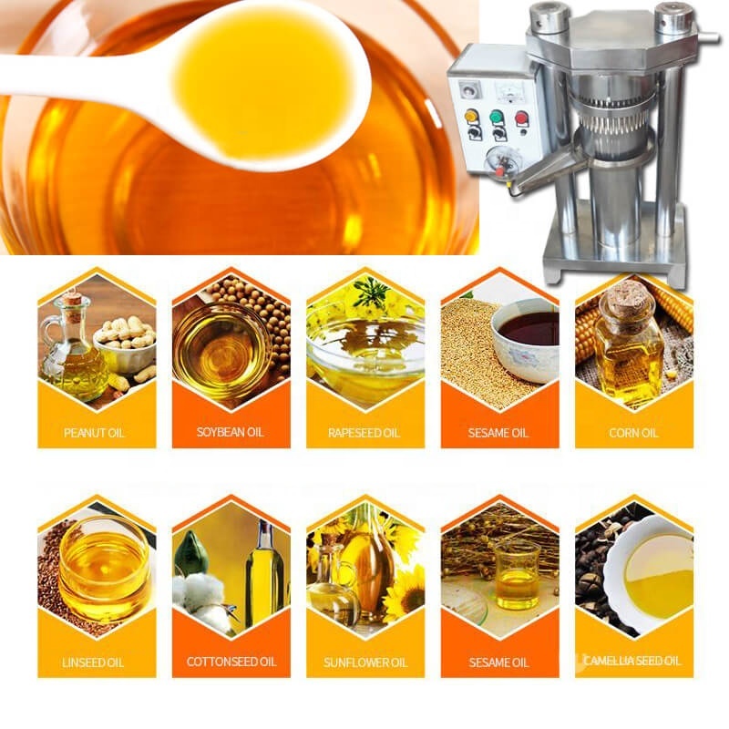 Commercial coconut oil making machine / automatic rapeseed oil mill /hydraulic oil press